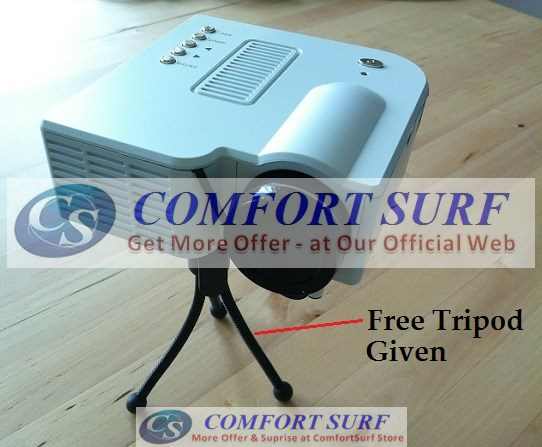 Original UNIC UC28+ 3rd Generation LED Projector with DIRECT VGA HDMI AND REMOTE CONTROL INCLUDED!